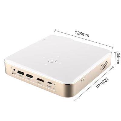 مینی S350 1080P Full HD DLP 4K 3D پروژکتورهای سینمای خانگی WIFI اندروید 9 باتری داخلی