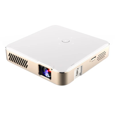 مینی S350 1080P Full HD DLP 4K 3D پروژکتورهای سینمای خانگی WIFI اندروید 9 باتری داخلی