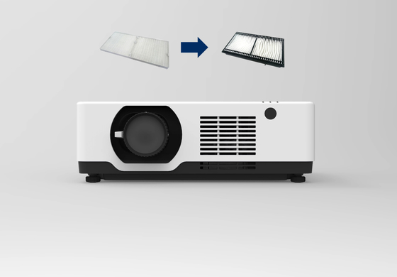 FLYIN لیزر 4K 3LCD 7000 پروژکتور آنسی لومن 3840*2160 تجهیزات ارائه مکان بزرگ برای فضای باز