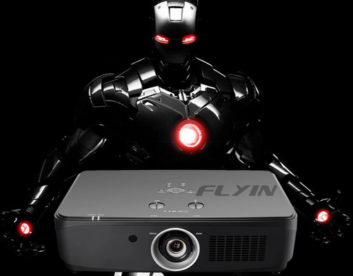 آموزش در فضای باز FLYIN 7100Lumens پروژکتور لیزر 3LCD 4K با روشنایی وضوح بالا و بلندگو داخلی