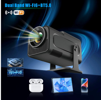 FLYIN HY320MINI 4K Ultra HD 3D پروژکتورهای قابل حمل کوتاه مدت و تجهیزات ارائه برای استفاده از سینما و سینما