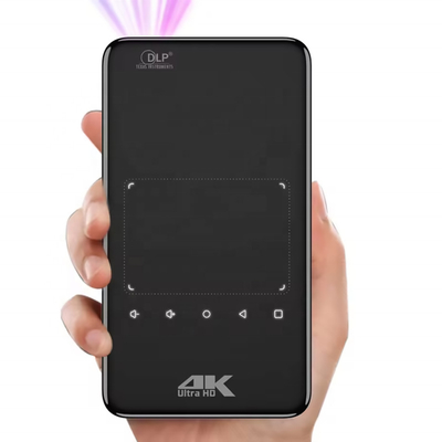 Flyin S90 4K مینی قابل حمل اندروید هوشمند DLP پروژکتور WIFI بلوتوث فعال شکل تلفن همراه ایالات متحده پلگ لامپ LED باتری سه بعدی