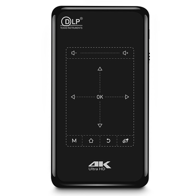 FLYIN P-09II حرفه ای 4K مینی پروژکتور DLP LED لامپ پروژکتور کنترل از راه دور استریو وای فای هوشمند خانه پروژکتور قابل حمل