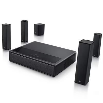 فلین M1 5000 لومن DLP پروژکتور لیزر 3D 4K اندروید Ultra Short Throw Home Theater پروژکتور 300 اینچ Screen Portable Laser TV پروژکتور 1080p US