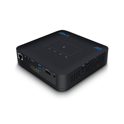 فلاین P15 1080P Full HD DLP پروژکتور قابل حمل WIFI اندروید 9 IOS سینمای خانگی 4K اتو استریو سه بعدی باتری داخلی 4 ساعت تمرکز دستی
