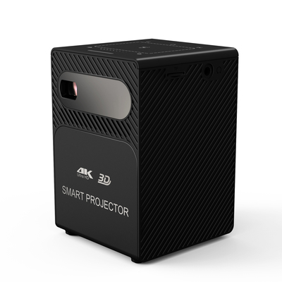 فلین P18 سبک رایگان سینمای خانگیSmart Portable DLP LED Mini Pocket Black پروژکتور قابل تنظیم بی سیم