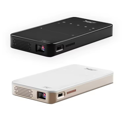 Flyin S90 4K مینی قابل حمل اندروید هوشمند DLP پروژکتور WIFI بلوتوث فعال شکل تلفن همراه ایالات متحده پلگ لامپ LED باتری سه بعدی