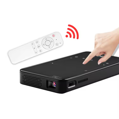 Flyin S90 4K مینی قابل حمل اندروید هوشمند DLP پروژکتور WIFI بلوتوث فعال شکل تلفن همراه ایالات متحده پلگ لامپ LED باتری سه بعدی