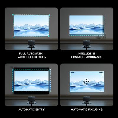 فلین P50 سینمای خانگی 1080P 4K پروژکتور Allwinner H713 پروژکتور 800 ANSI لومنز پروژکتور تلویزیون خانگی