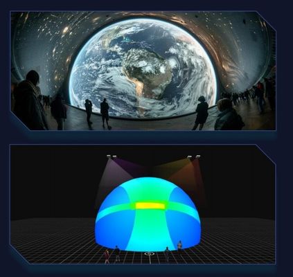 پرواز A1 اتاق غوطه ور 4K توزیع شده سرور کنورژ Edge Fusion Dome نقشه برداری سه بعدی