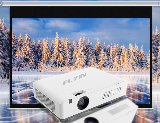 پروژکتور لیزری فلین-C40W+ WXGA 4200 لومن 3LCD پروژکتور هوشمند اندروید کنفرانس کسب و کار کلاس درس پروژکتور آموزشی