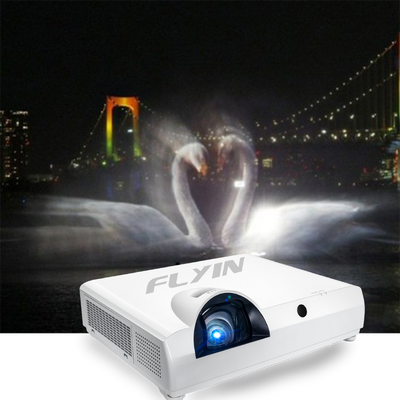 پروژکتور پرتاب کوتاه لیزری Flyin-C90SW+ 4200 Lumens WXGA 3LCD با Android 5000000:1 کنتراست برای کسب و کار آموزشی