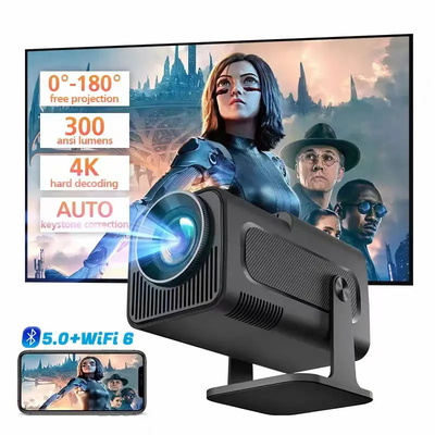 FLYIN HY320MINI 4K Ultra HD 3D پروژکتورهای قابل حمل کوتاه مدت و تجهیزات ارائه برای استفاده از سینما و سینما