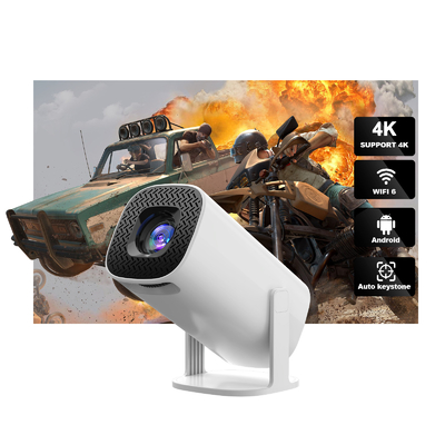 FLYIN P30 4K Ultra HD 3D پروژکتور کوتاه LED قابل حمل برای استفاده از سینما و سینما