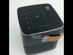 Portable 4K 180 ANSI Lumens 3D DLP LED Projector For Phone P12